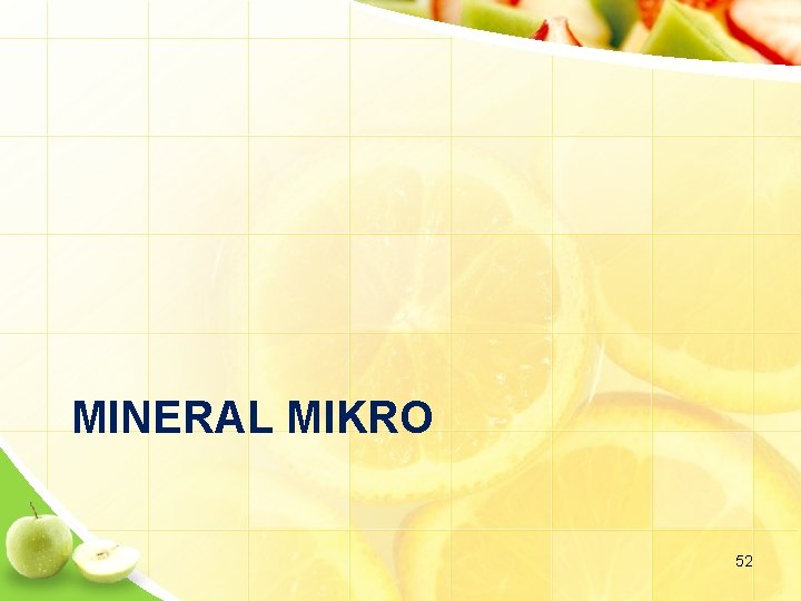 MINERAL MIKRO 52 