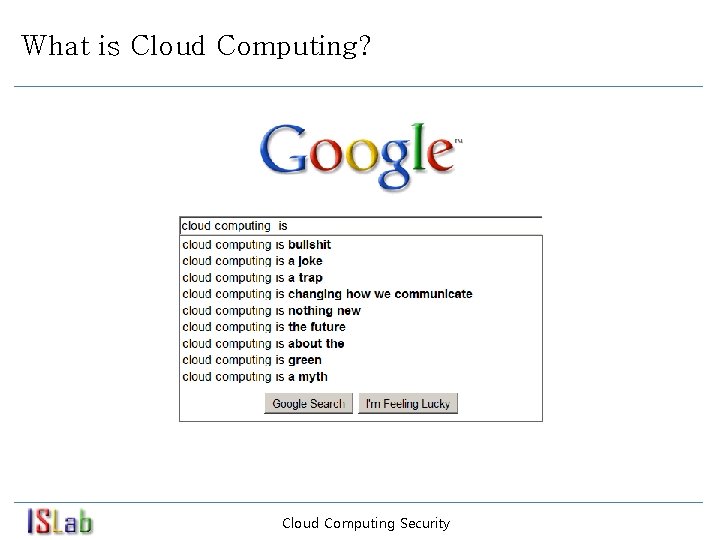 What is Cloud Computing? Cloud Computing Security 