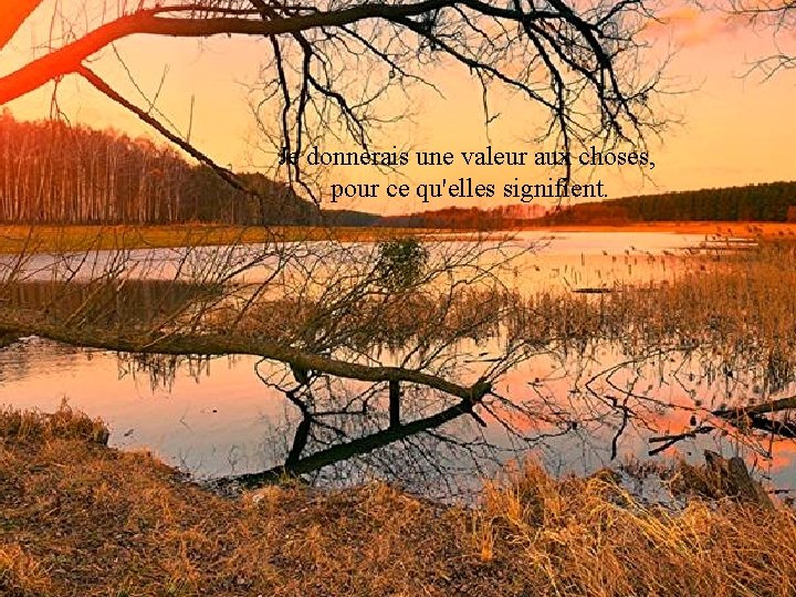 Lettre dadieu Je donnerais une valeur aux choses