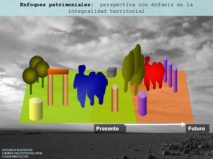 Enfoques patrimoniales: perspectiva con énfasis en la integralidad territorial Presente XVI BIENAL DE ARQUITECTURA