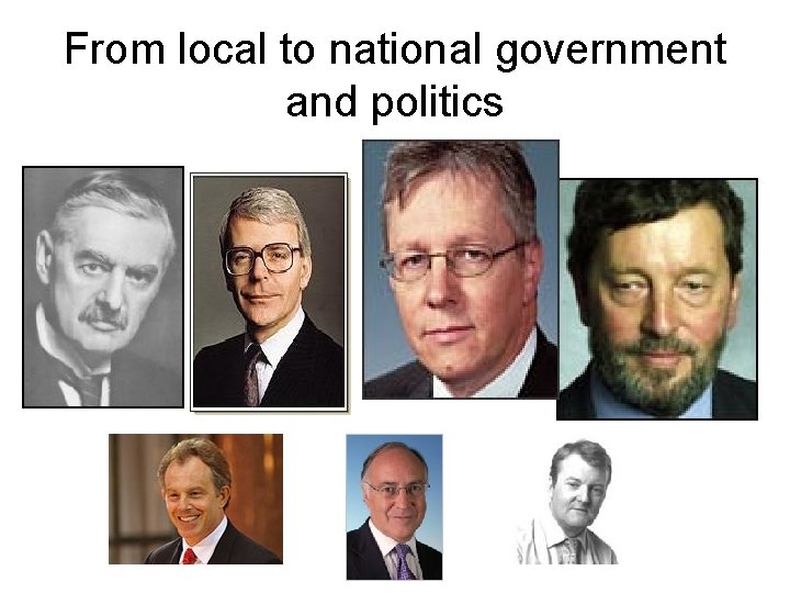 From local to national government and politics 