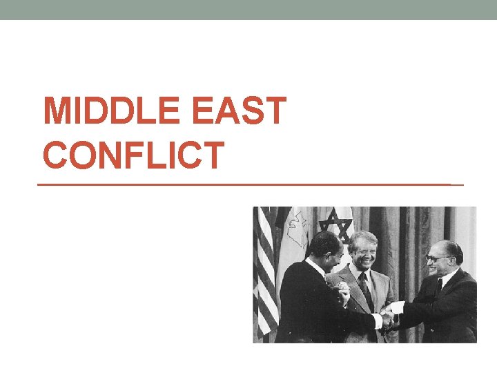 MIDDLE EAST CONFLICT 