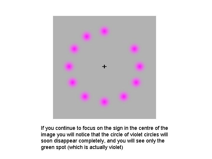 If you continue to focus on the sign in the centre of the image