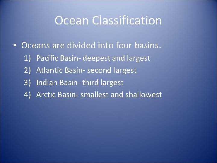 The Sea Floor Chapter 2 Continental Drift Theory