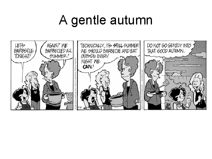 A gentle autumn 