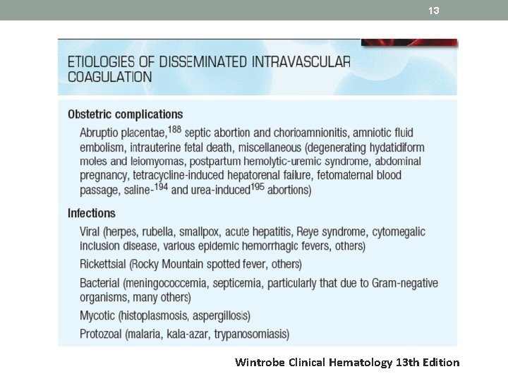 13 Wintrobe Clinical Hematology 13 th Edition 13 Wintrobe Clinical Hematology 13 th Edition