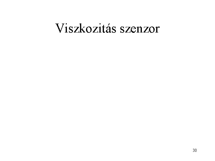 Viszkozitás szenzor 30 