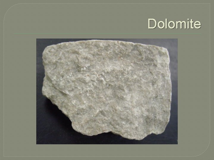 Dolomite 