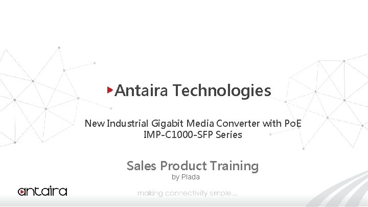 Antaira Technologies New Industrial Gigabit Media Converter with Po. E IMP-C 1000 -SFP Series