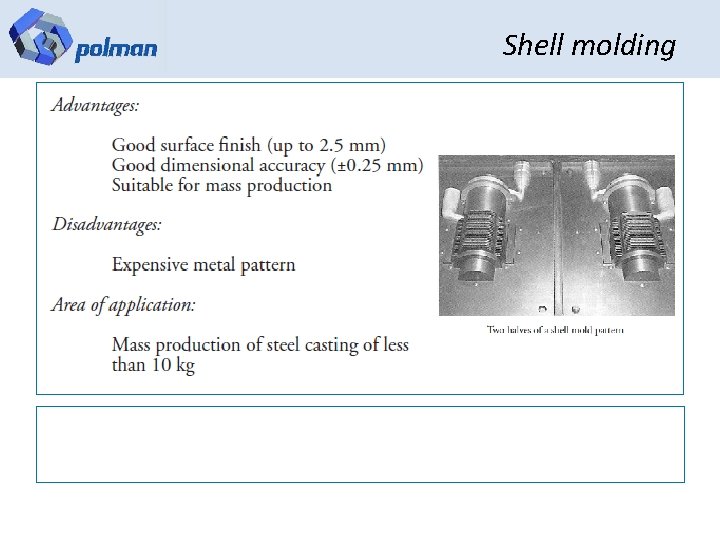 Shell molding 