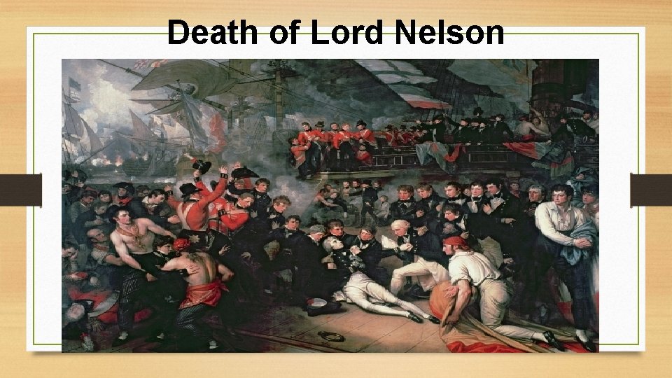 Death of Lord Nelson 