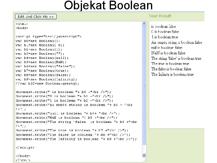 Objekat Boolean 