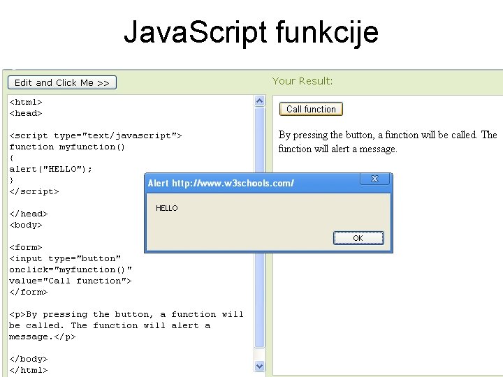 Java. Script funkcije 