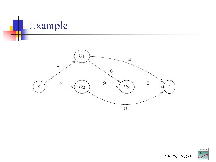 Example CSE 2331/5331 