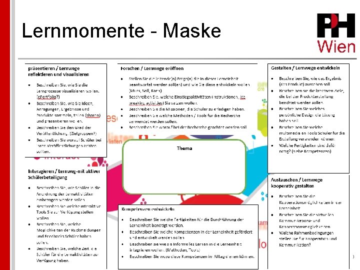 Lernmomente - Maske ZLI | Michael Steiner 10 