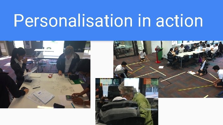Personalisation in action Personalisation in action