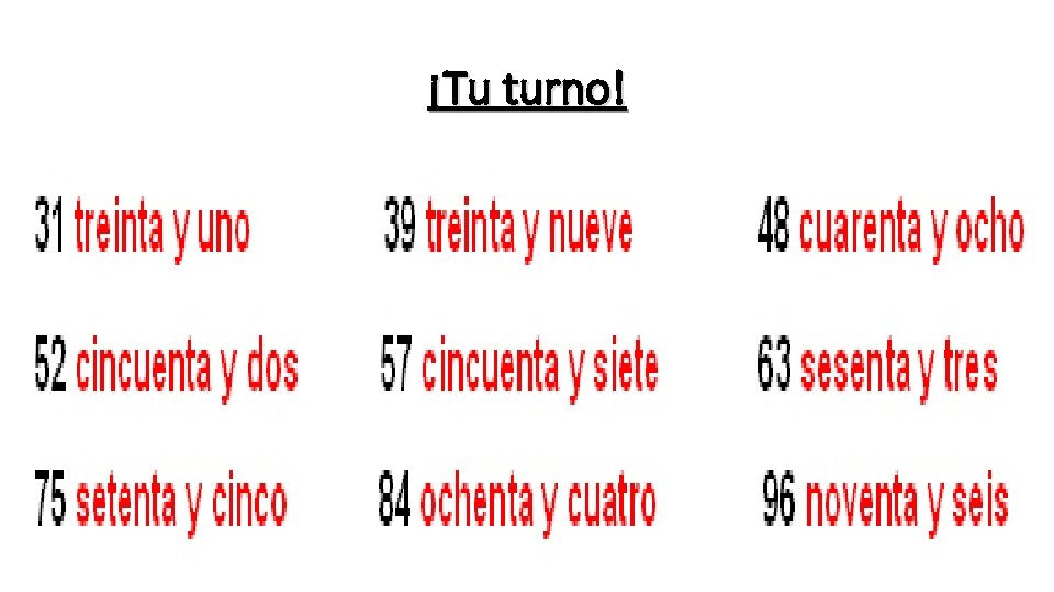 ¡Tu turno! 