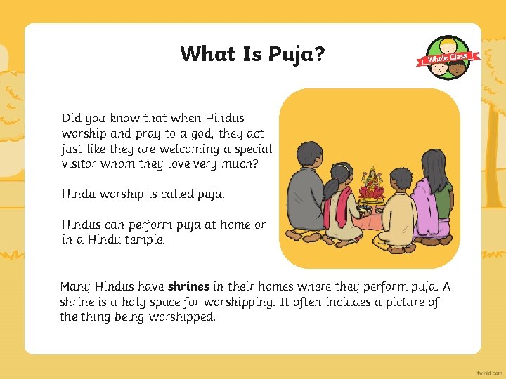 What Is Puja? Did you know that when Hindus worship and pray to a