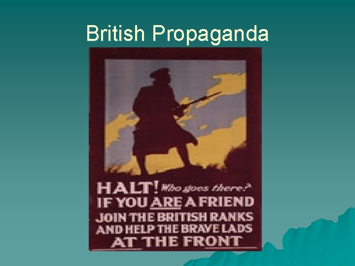 British Propaganda 