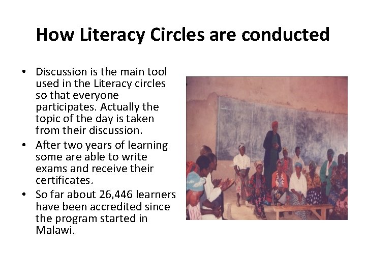 How Literacy Circles are conducted • Discussion is the main tool used in the