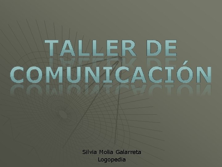 Silvia Molia Galarreta Logopedia 