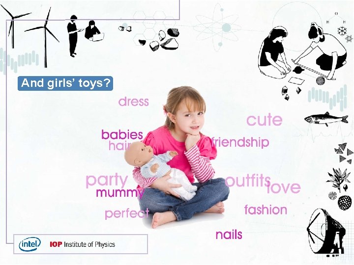 And girls’ toys? 