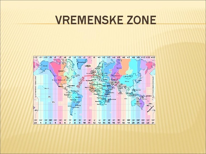 VREMENSKE ZONE VREMENSKE ZONE