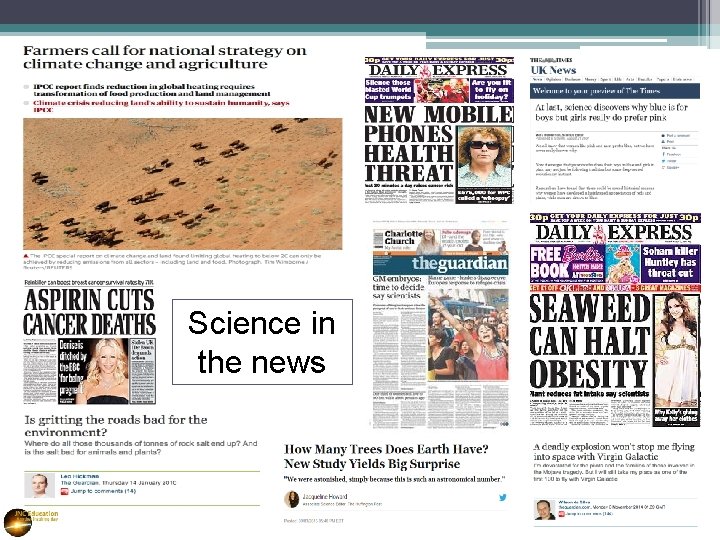 Science in the news 