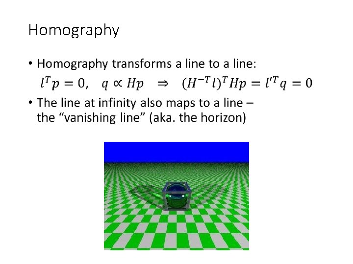 Homography • 