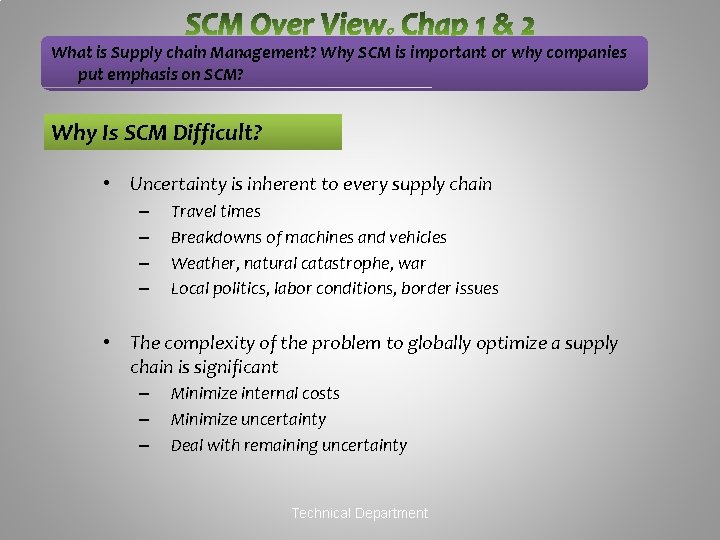 What is Supply chain Management? Why SCM is important or why companies put emphasis