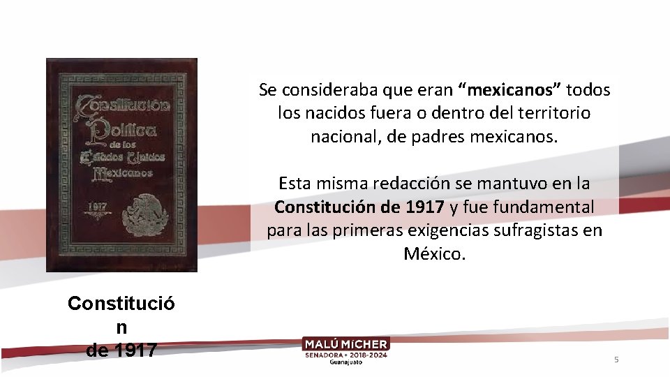 Se consideraba que eran “mexicanos” todos los nacidos fuera o dentro del territorio nacional,