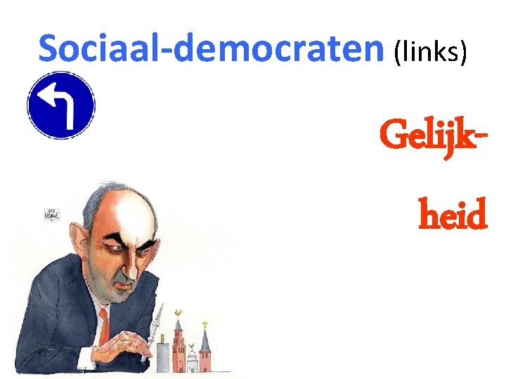 Sociaal-democraten (links) Gelijkheid 