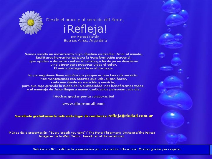 Desde el amor y al servicio del Amor, ¡Refleja! por Marcela Parolin Buenos Aires, Desde el amor y al servicio del Amor, ¡Refleja! por Marcela Parolin Buenos Aires,