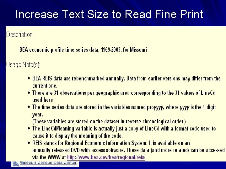 Increase Text Size to Read Fine Print 