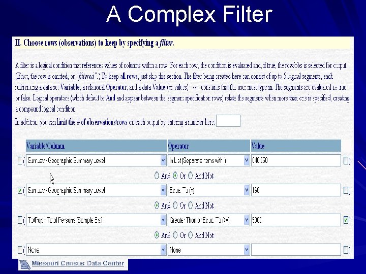 A Complex Filter 