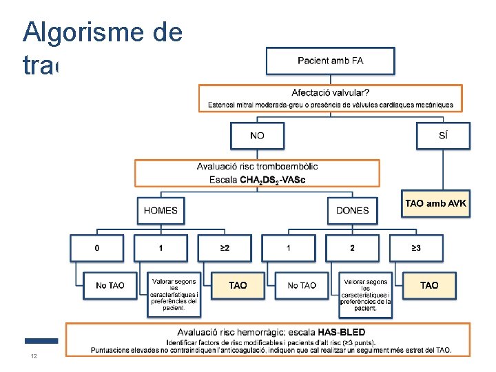 Algorisme de tractament 12 