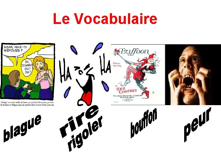 Le Vocabulaire 