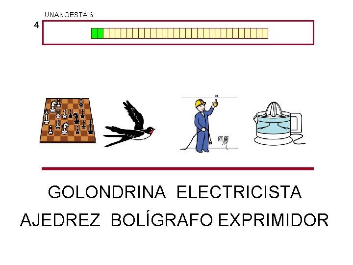 UNANOESTÁ 6 4 GOLONDRINA ELECTRICISTA AJEDREZ BOLÍGRAFO EXPRIMIDOR 