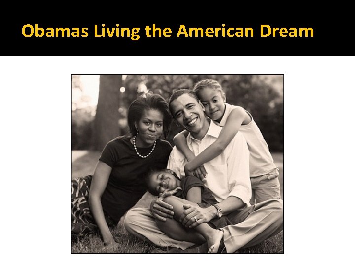 Carving Out the American Dream Is it possible