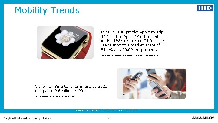 Mobility Trends In 2019, IDC predict Apple to ship 45. 2 million Apple Watches,