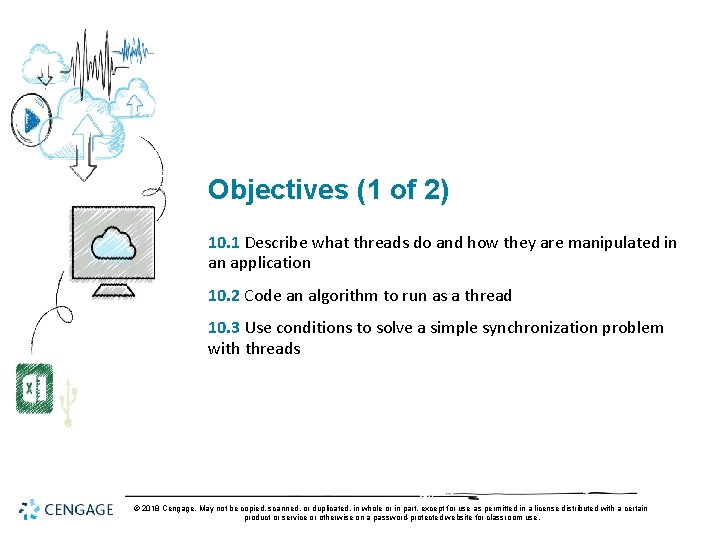 Objectives (1 of 2) 10. 1 Describe what threads do and how they are