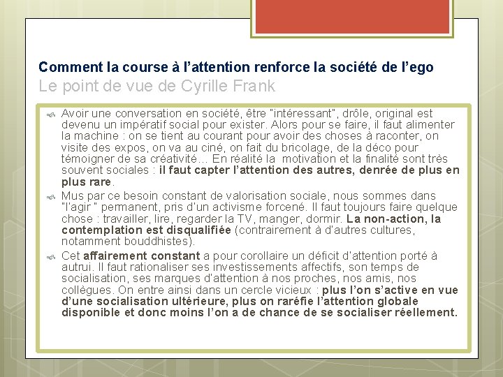 Comment la course à l’attention renforce la société de l’ego Le point de vue