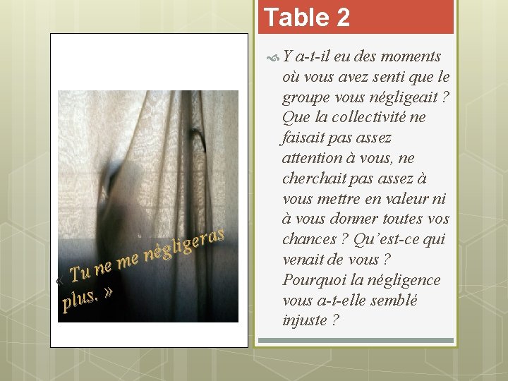 Table 2 Y e m e n u T « » . s u