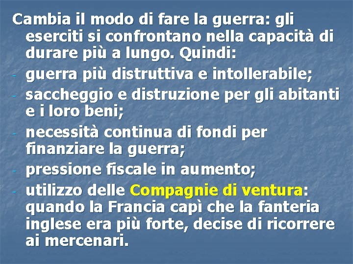 Cambia il modo di fare la guerra: gli eserciti si confrontano nella capacità di Cambia il modo di fare la guerra: gli eserciti si confrontano nella capacità di