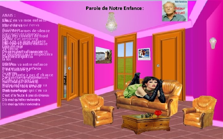 Parole de Notre Enfance: ANAIS : Elle s' : en va mon enfance ANAIS