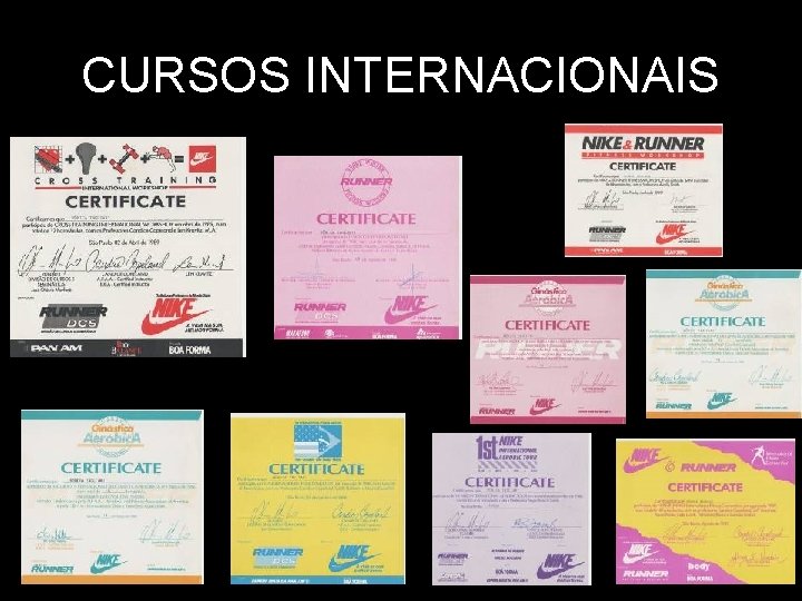 CURSOS INTERNACIONAIS 