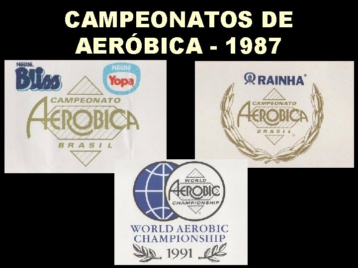 CAMPEONATOS DE AERÓBICA - 1987 