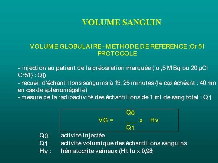 VOLUME SANGUIN VOLUME SANGUIN
