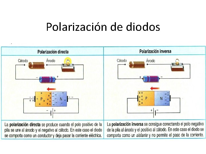 Polarización de diodos 