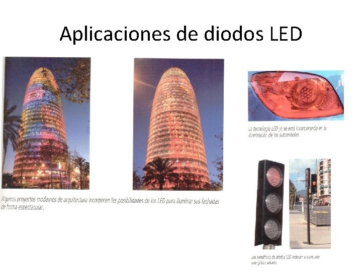 Aplicaciones de diodos LED 